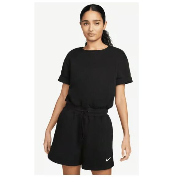 Nike Pants - Nike Phoenix Drawstring Waist Fleece Romper Size Medium